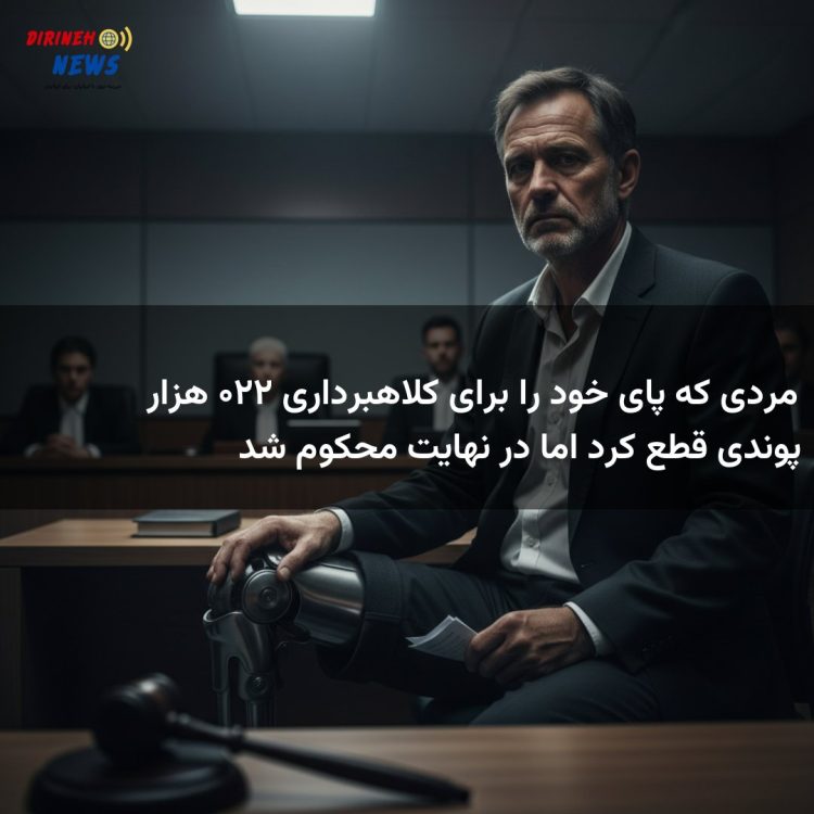 مردی که پای خود را برای کلاهبرداری ۲۲۰ هزار پوندی قطع کرد اما در نهایت محکوم شد