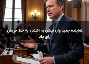 نماینده جدید وان نیشن به اشتباه به خط حزبش رای داد