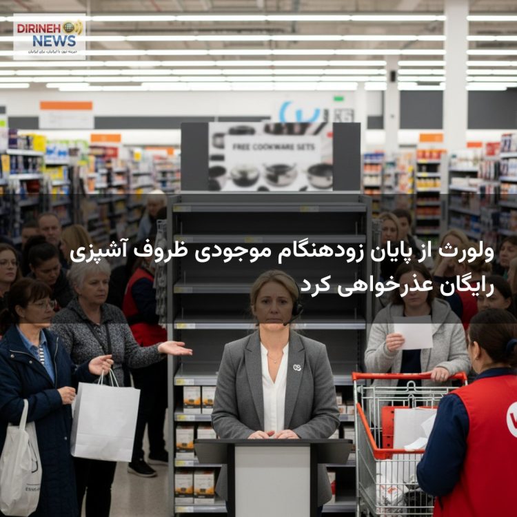 ولورث از پایان زودهنگام موجودی ظروف آشپزی رایگان عذرخواهی کرد