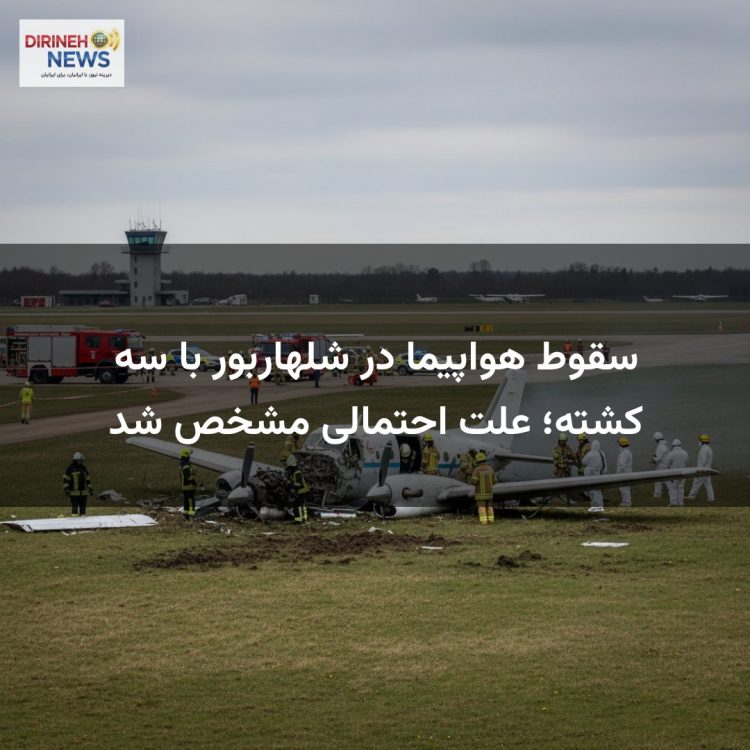 سقوط هواپیما در شلهاربور با سه کشته؛ علت احتمالی مشخص شد