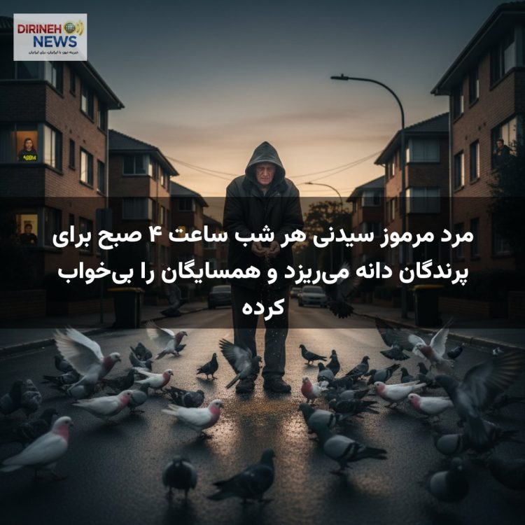 مرد مرموز سیدنی هر شب ساعت ۴ صبح برای پرندگان دانه می‌ریزد و همسایگان را بی‌خواب کرده