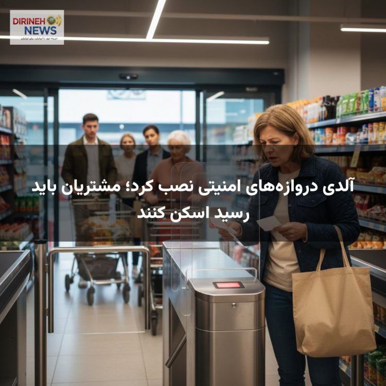 آلدی دروازه‌های امنیتی نصب کرد؛ مشتریان باید رسید اسکن کنند