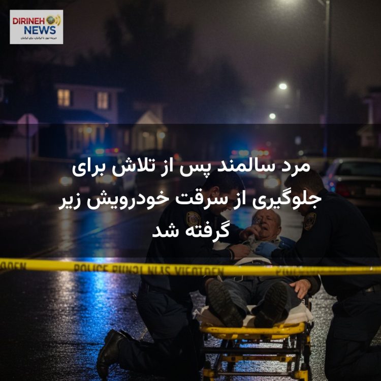 مرد سالمند پس از تلاش برای جلوگیری از سرقت خودرویش زیر گرفته شد