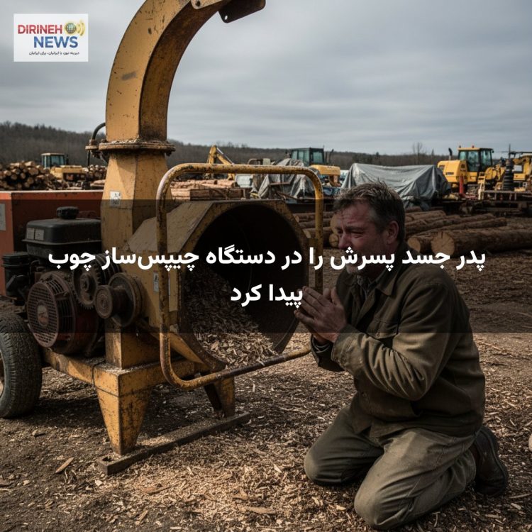 پدر جسد پسرش را در دستگاه چیپس‌ساز چوب پیدا کرد