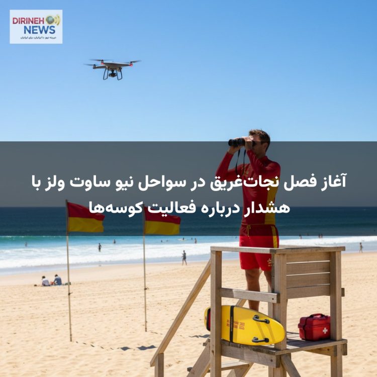 آغاز فصل نجات‌غریق در سواحل نیو ساوت ولز با هشدار درباره فعالیت کوسه‌ها