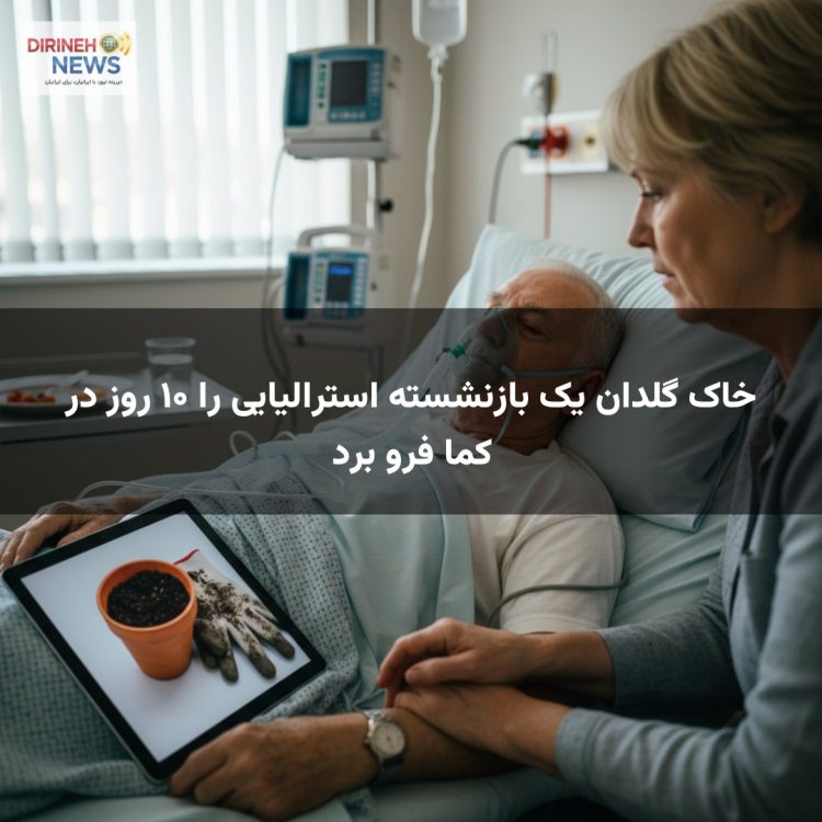 خاک گلدان یک بازنشسته استرالیایی را ۱۰ روز در کما فرو برد