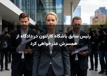 رئیس سابق باشگاه کارلتون در دادگاه از همسرش عذرخواهی کرد