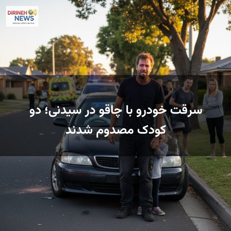 سرقت خودرو با چاقو در سیدنی؛ دو کودک مصدوم شدند