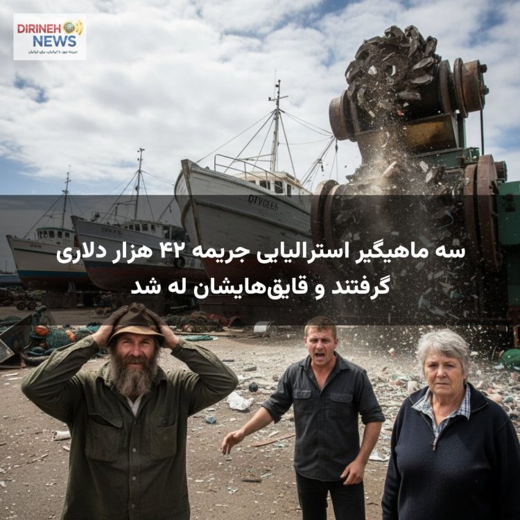 سه ماهیگیر استرالیایی جریمه ۴۲ هزار دلاری گرفتند و قایقهایشان له شد