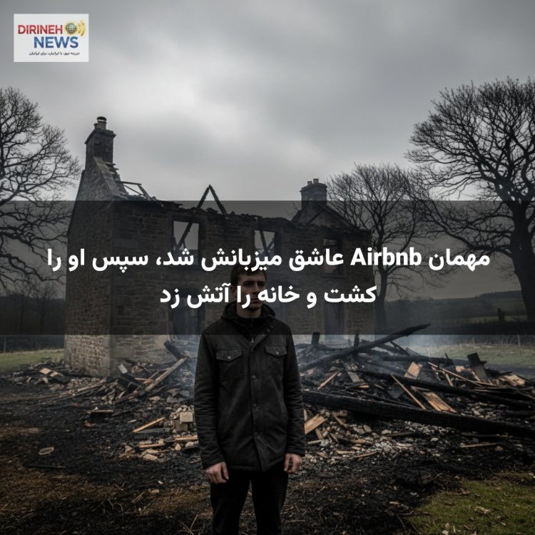 مهمان Airbnb عاشق میزبانش شد، سپس او را کشت و خانه را آتش زد