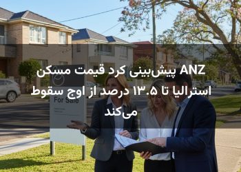 ANZ پیش‌بینی کرد قیمت مسکن استرالیا تا ۱۳.۵ درصد از اوج سقوط می‌کند