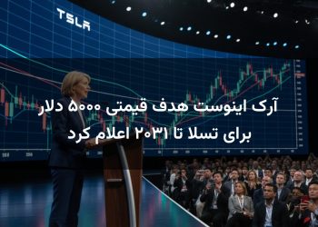 آرک اینوست هدف قیمتی ۵۰۰۰ دلار برای تسلا تا ۲۰۳۱ اعلام کرد