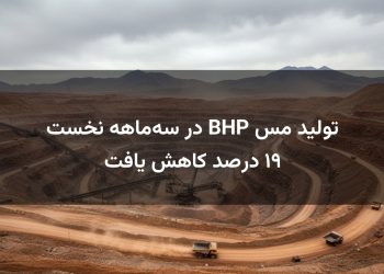 تولید مس BHP در سه‌ماهه نخست ۱۹ درصد کاهش یافت