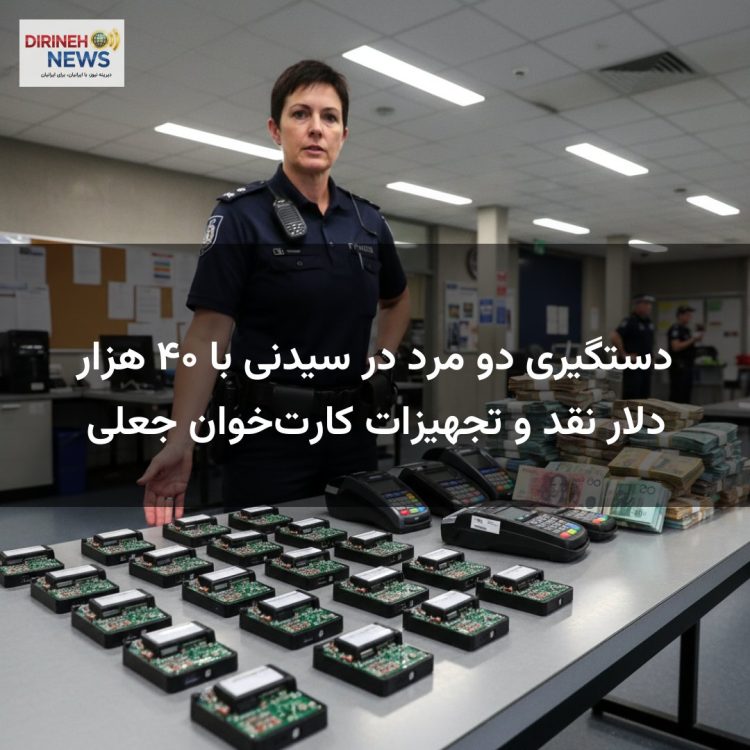دستگیری دو مرد در سیدنی با ۴۰ هزار دلار نقد و تجهیزات کارت‌خوان جعلی