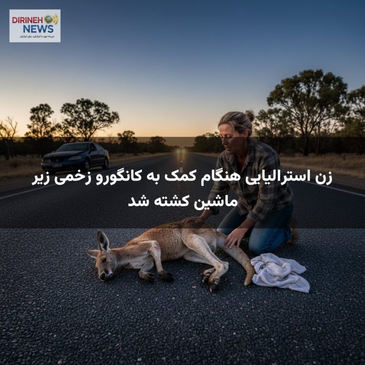 زن استرالیایی هنگام کمک به کانگورو زخمی زیر ماشین کشته شد