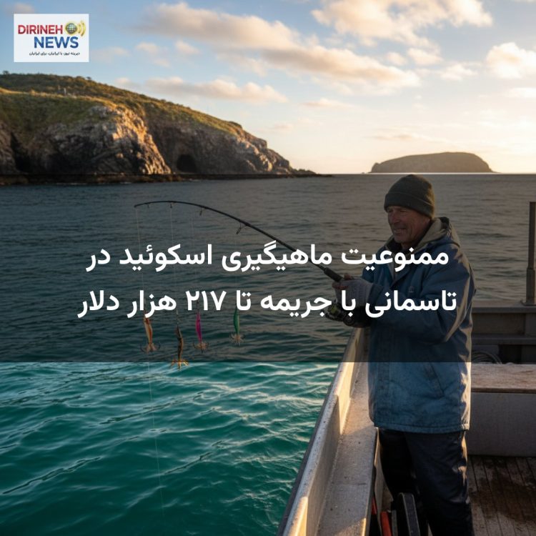ممنوعیت ماهیگیری اسکوئید در تاسمانی با جریمه تا ۲۱۷ هزار دلار