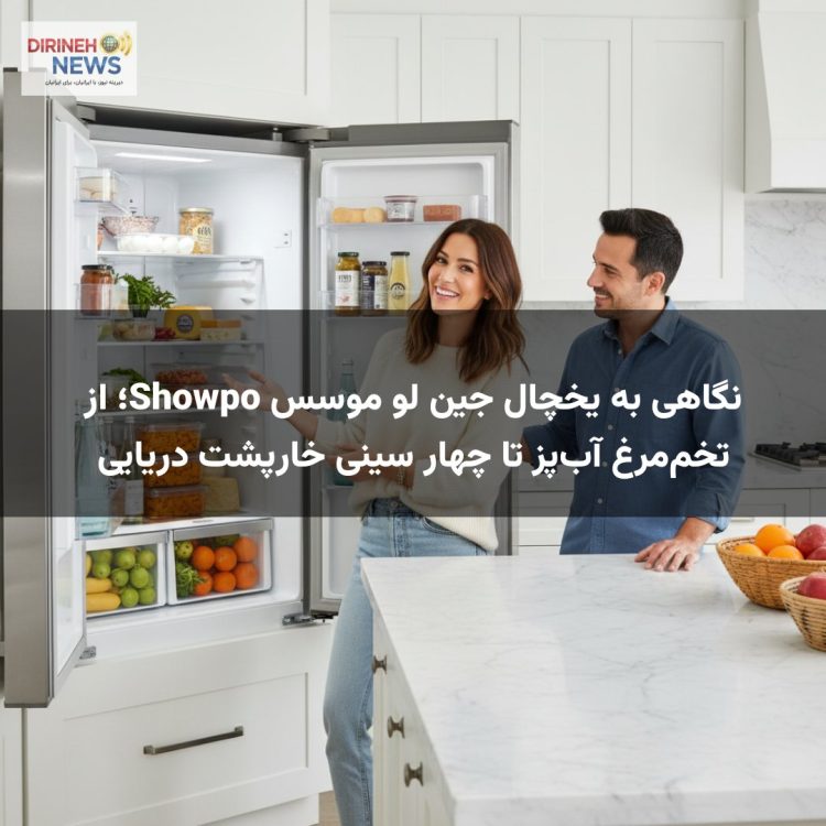 نگاهی به یخچال جین لو موسس Showpo؛ از تخم‌مرغ آب‌پز تا چهار سینی خارپشت دریایی